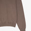 Sweater Hombre Algodón con Lana Merino Cuello Redondo Café
