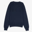 Sweater Hombre Algodón con Lana Merino Cuello Redondo Azul Marino