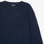 Sweater Hombre Algodón con Lana Merino Cuello Redondo Azul Marino