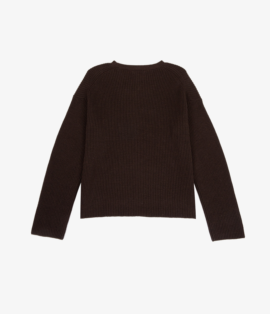 Sweater Mujer 100% Algodón Marta Café Chocolate