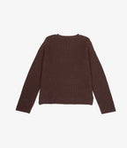 Sweater Mujer 100% Algodón Marta Café Rojizo