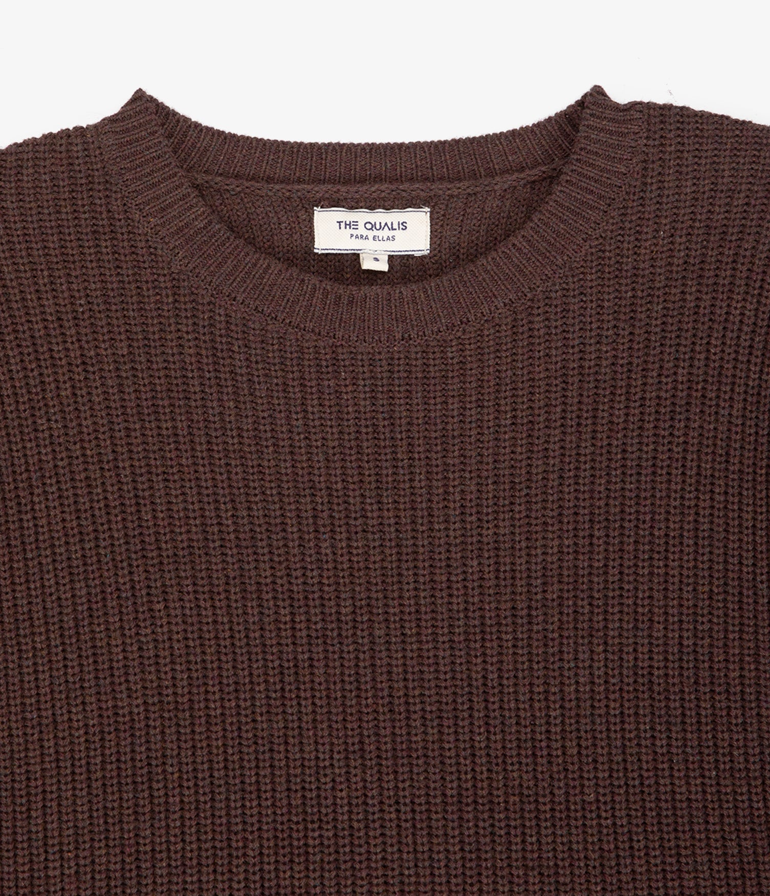 Sweater Mujer 100% Algodón Marta Café Rojizo