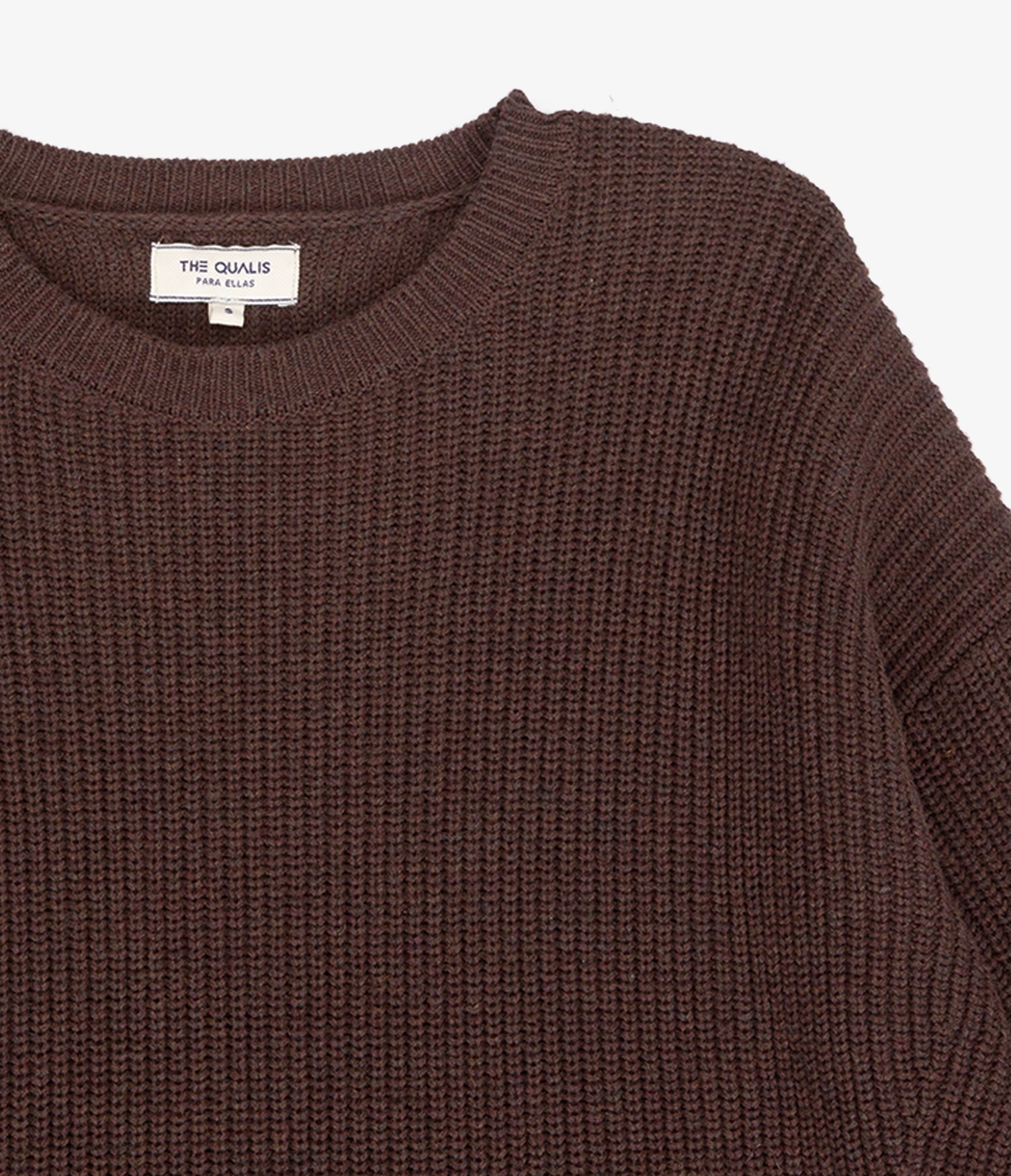 Sweater Mujer 100% Algodón Marta Café Rojizo