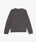 Polerón Tejido Mujer 100% algodón Rayado Navy