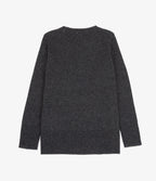 Sweater Mujer 100% Lana Anna Gris Marengo