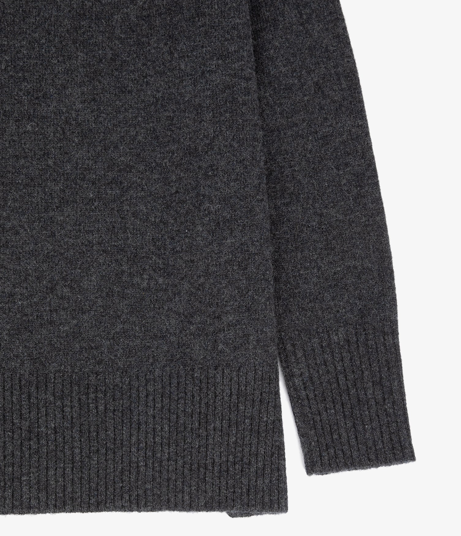 Sweater Mujer 100% Lana Anna Gris Marengo