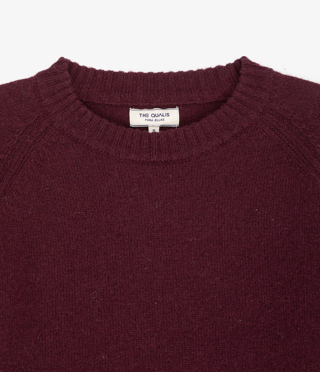 Sweater Mujer 100% Lana Anna Burdeo