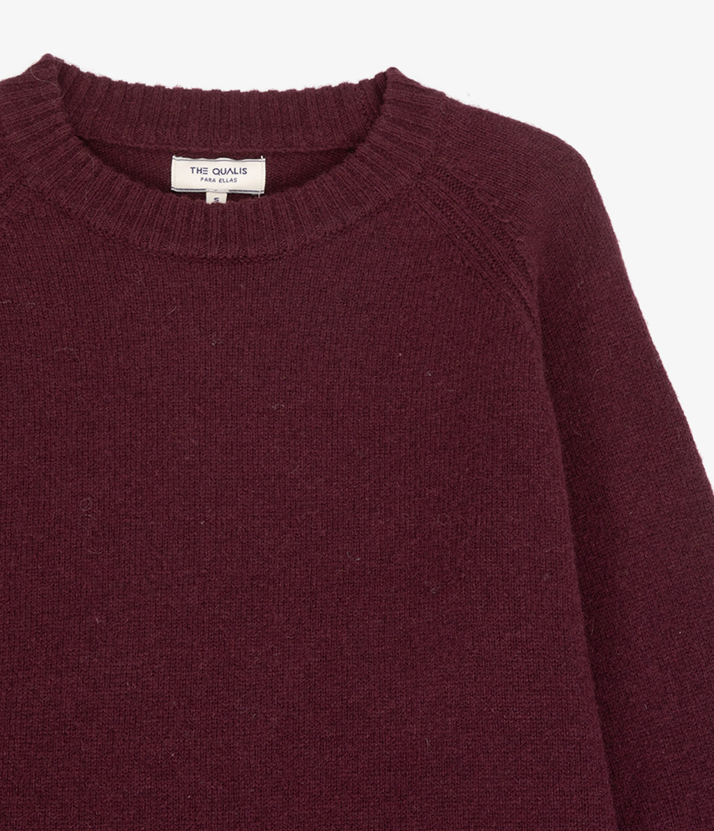 Sweater Mujer 100% Lana Anna Burdeo