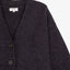 Cárdigan Mujer Mohair Lana Mia Morado Melange