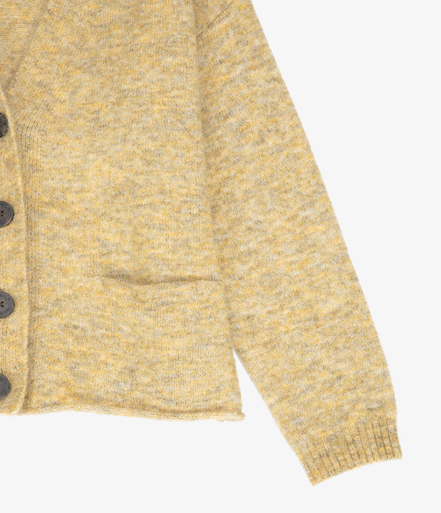 Cárdigan Mujer Mohair Lana Mia Pistacho
