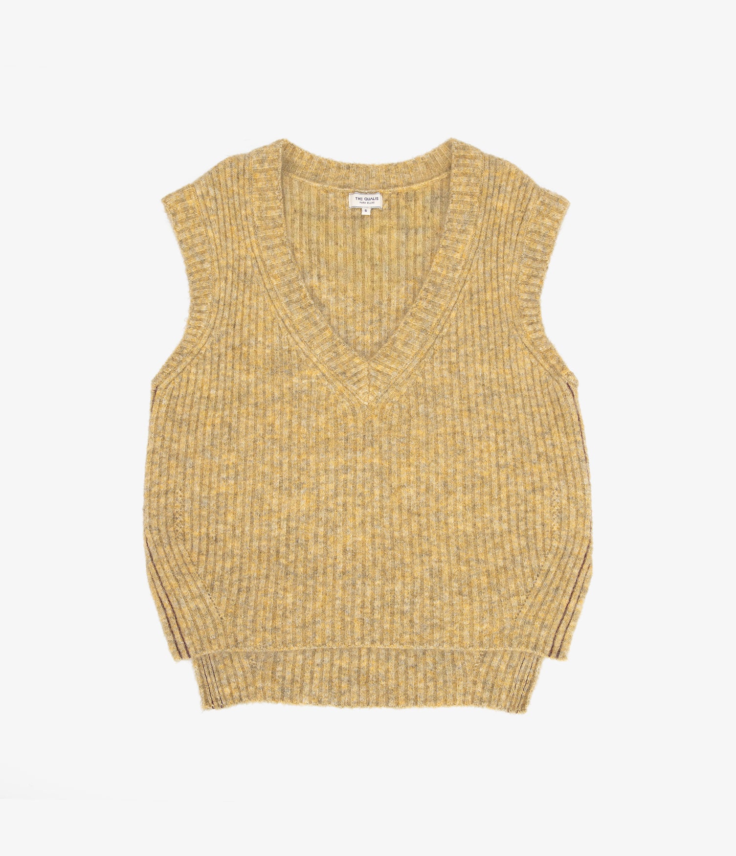 Sweater Mujer Mohair Lana Sin Mangas Pistacho