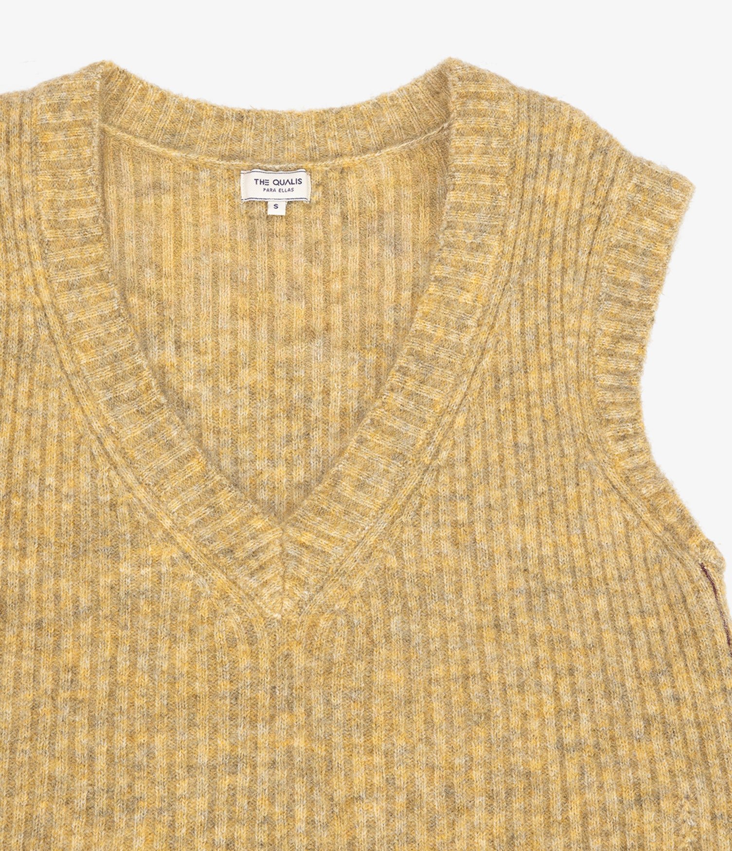 Sweater Mujer Mohair Lana Sin Mangas Pistacho