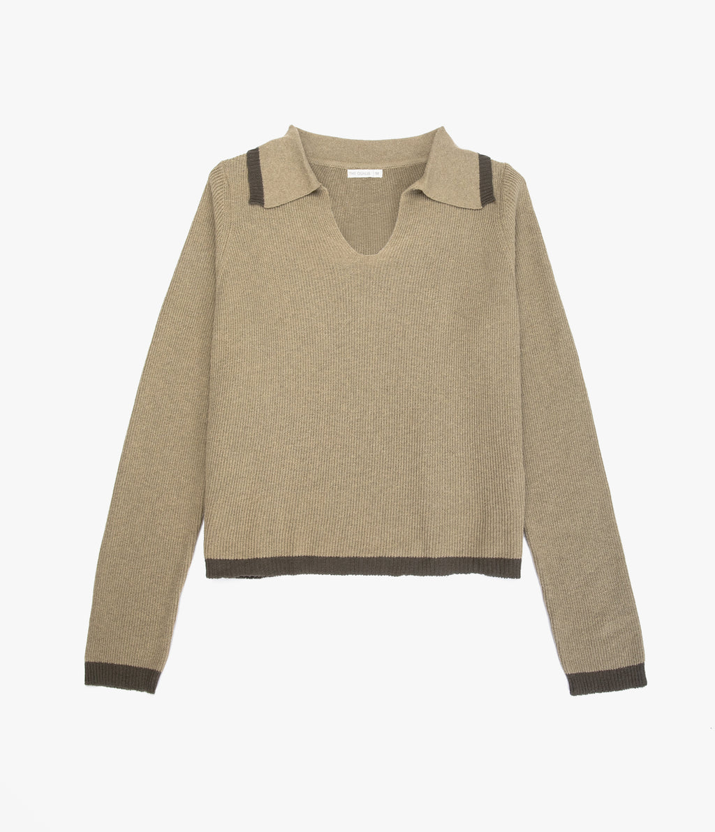 Sweater Mujer Algodón Lucca Verde