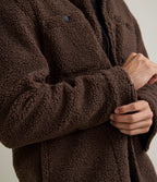Chaqueta Hombre Sherpa Café