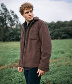 Chaqueta Hombre Sherpa Café