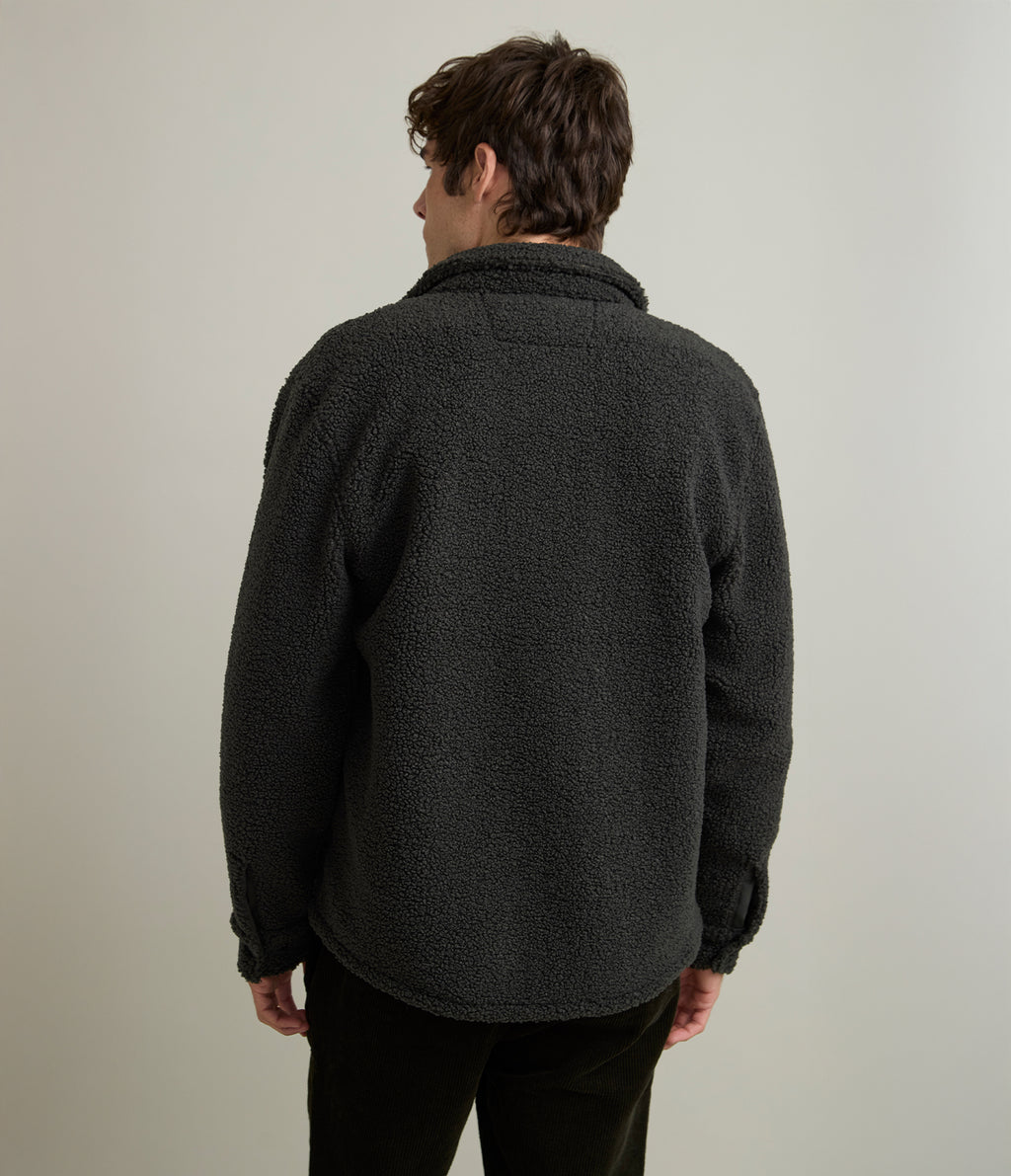 Chaqueta Hombre Sherpa Verde
