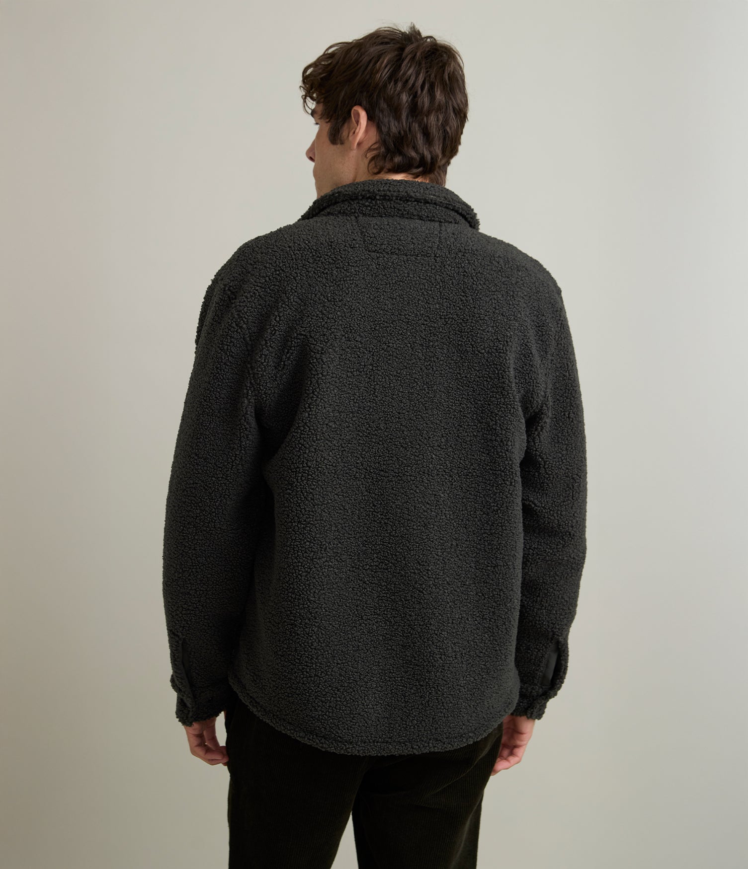 Chaqueta Hombre Sherpa Verde