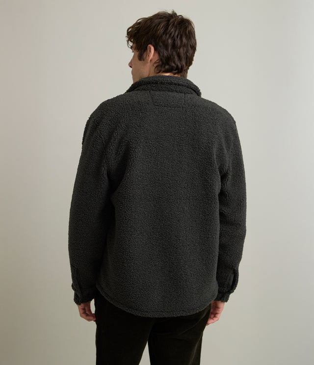 Chaqueta Hombre Sherpa Verde