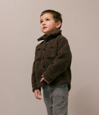 Chaqueta Niños Sherpa Café