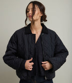 Parka Mujer Quilt Vintage Negro