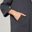 Blazer Mujer 100% Algodón Francia Gris Grafito