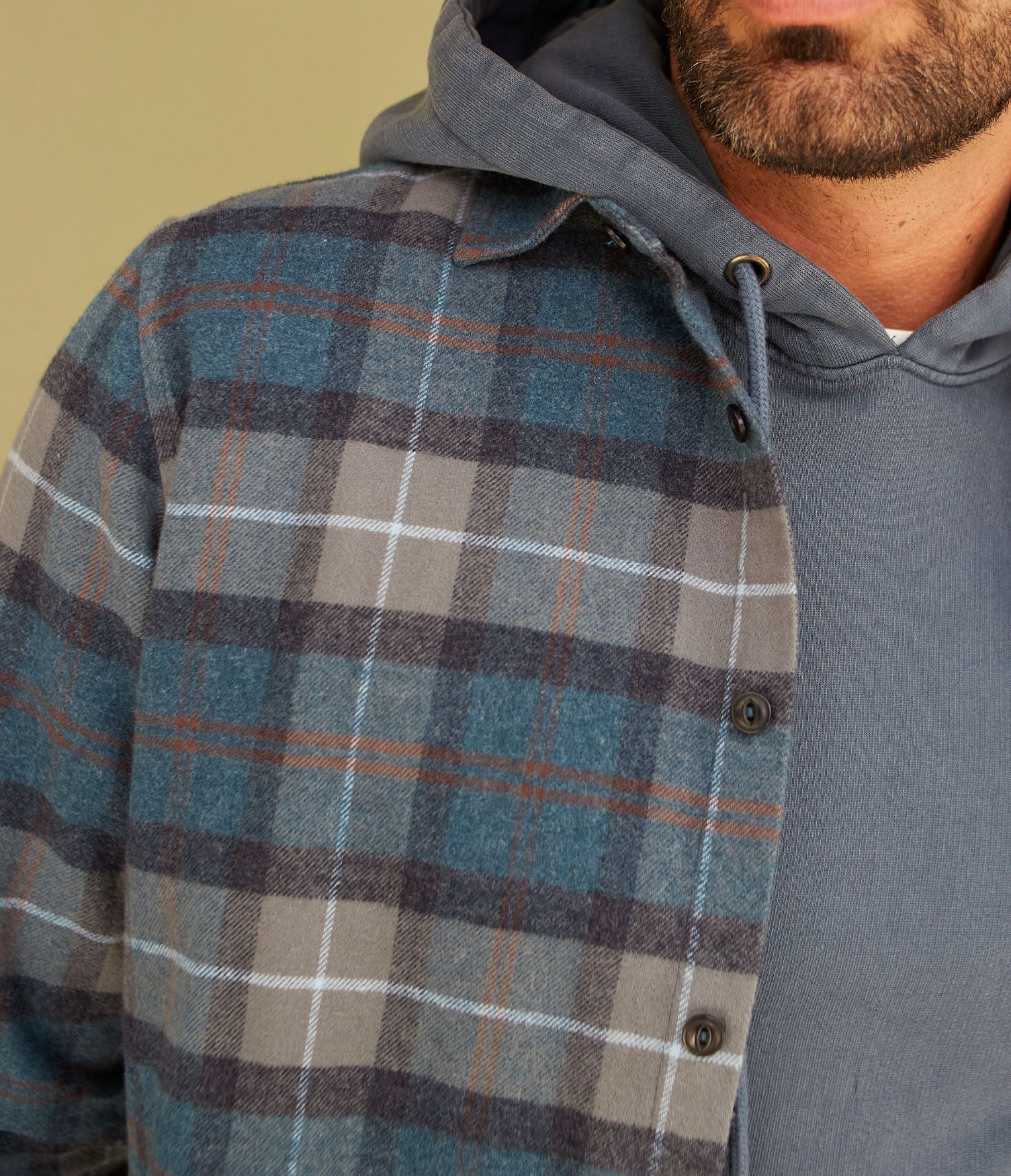 Camisa Guy Cuadros Azul