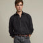 Camisa Hombre Denim Manga Larga Colt Negro
