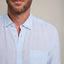 Camisa Hombre Lino Sicilia M/Larga Celeste