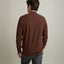 Sweater Hombre 100% Algodón Acra Half Zipper Terracota