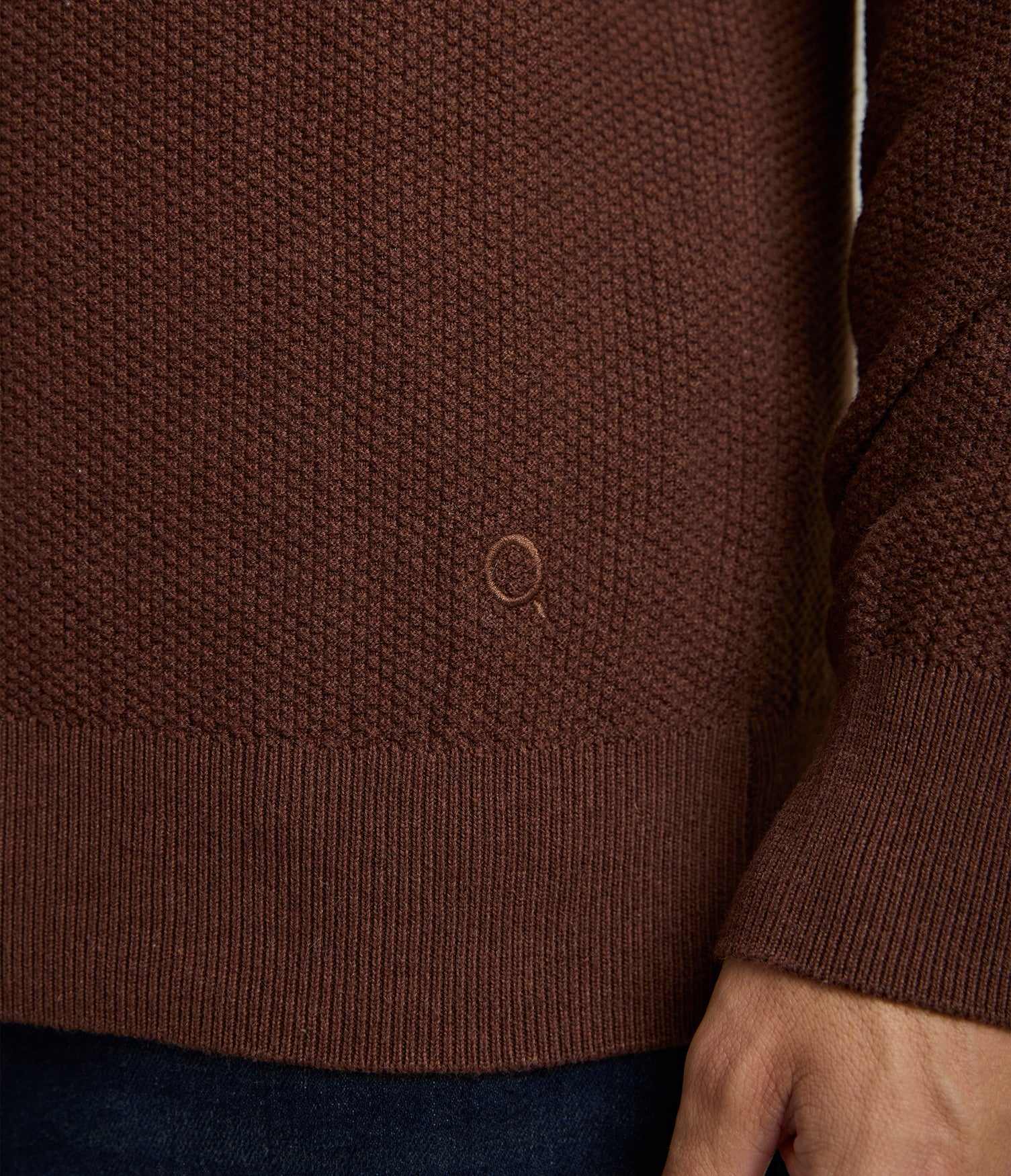 Sweater Hombre 100% Algodón Acra Terracota
