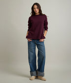 Sweater Mujer 100% Lana Anna Burdeo