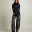Sweater Mujer 100% Lana Anna Gris Marengo
