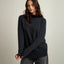 Sweater Mujer 100% Lana Anna Gris Marengo