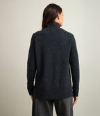 Sweater Mujer 100% Lana Anna Gris Marengo