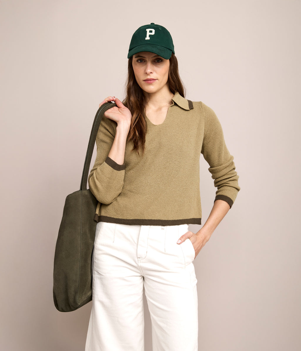 Sweater Mujer Algodón Lucca Verde