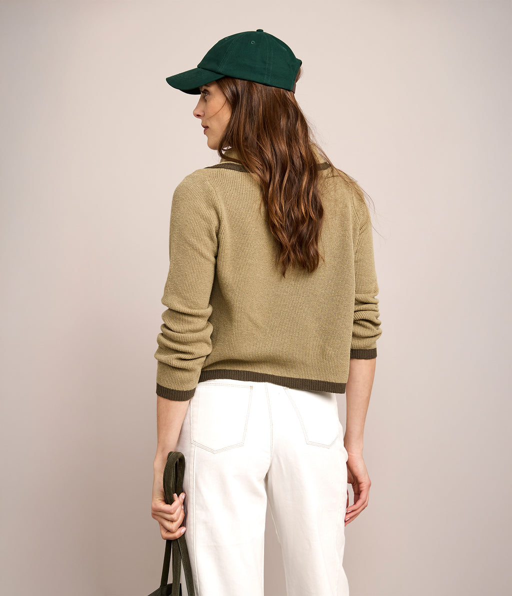 Sweater Mujer Algodón Lucca Verde