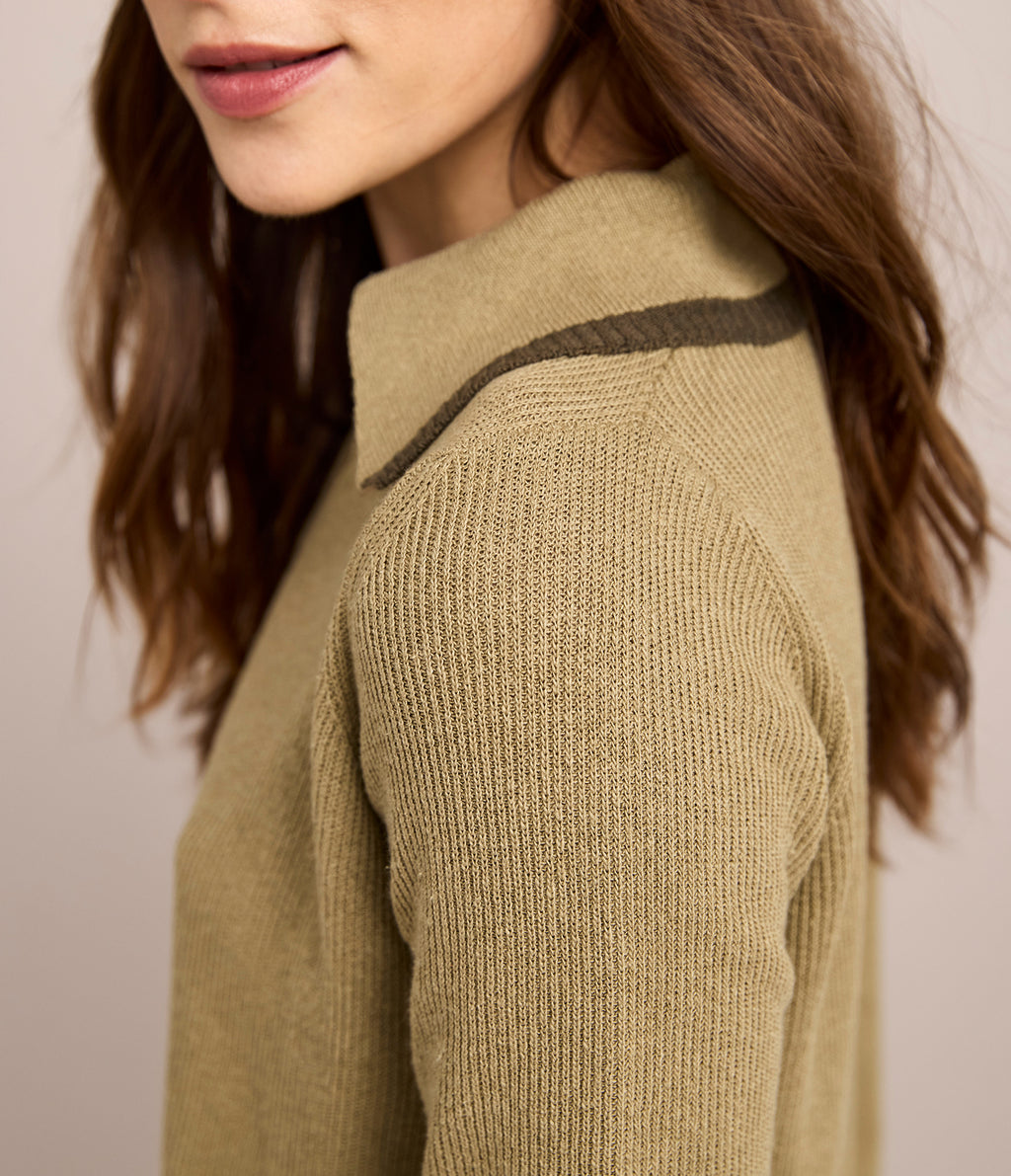 Sweater Mujer Algodón Lucca Verde