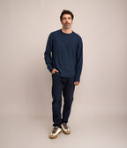 Sweater Hombre 100% Algodón Matt Azul