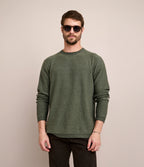 Sweater Hombre 100% Algodón Matt Verde