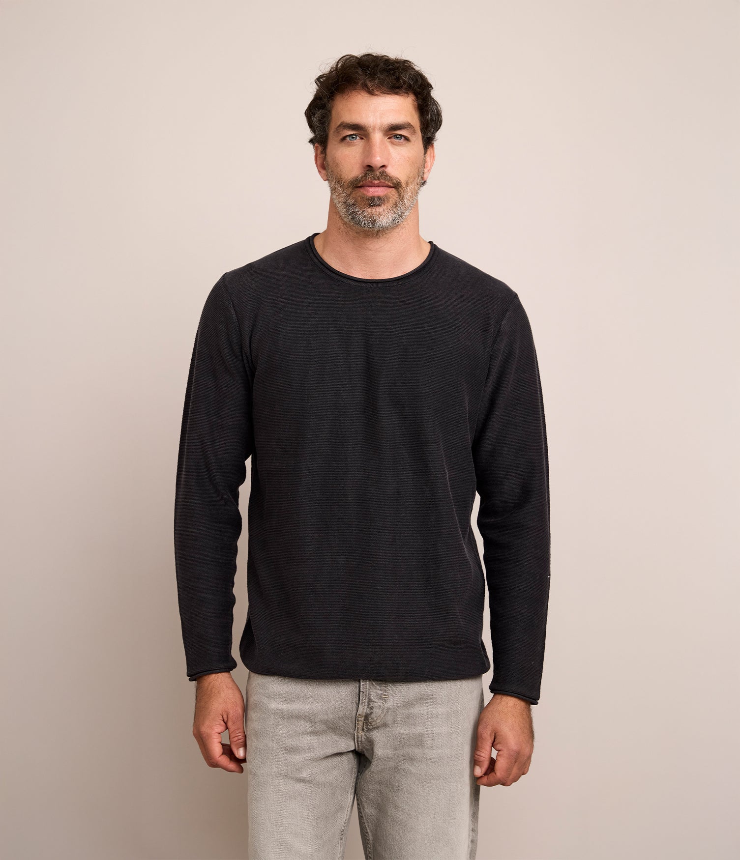 Sweater Hombre 100% Algodón Namin Negro