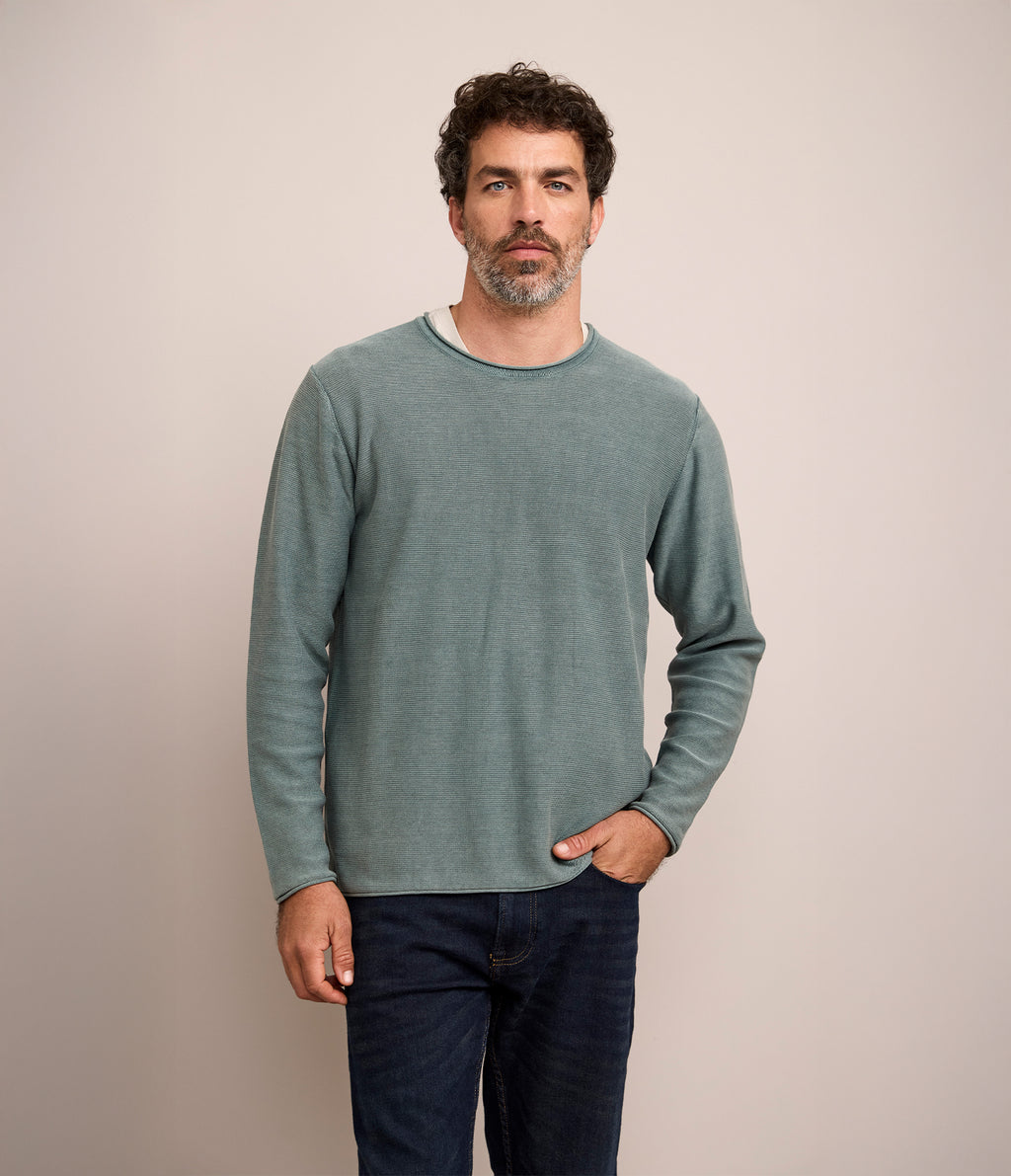 Sweater Hombre 100% Algodón Namin Verde