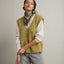 Sweater Mujer Mohair Lana Sin Mangas Pistacho
