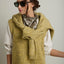 Sweater Mujer Mohair Lana Sin Mangas Pistacho