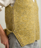 Sweater Mujer Mohair Lana Sin Mangas Pistacho