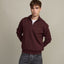 Sweater Hombre Tokio Half Zipper Burdeo
