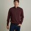 Sweater Hombre Tokio Half Zipper Burdeo