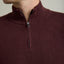 Sweater Hombre Tokio Half Zipper Burdeo