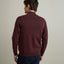 Sweater Hombre Tokio Half Zipper Burdeo