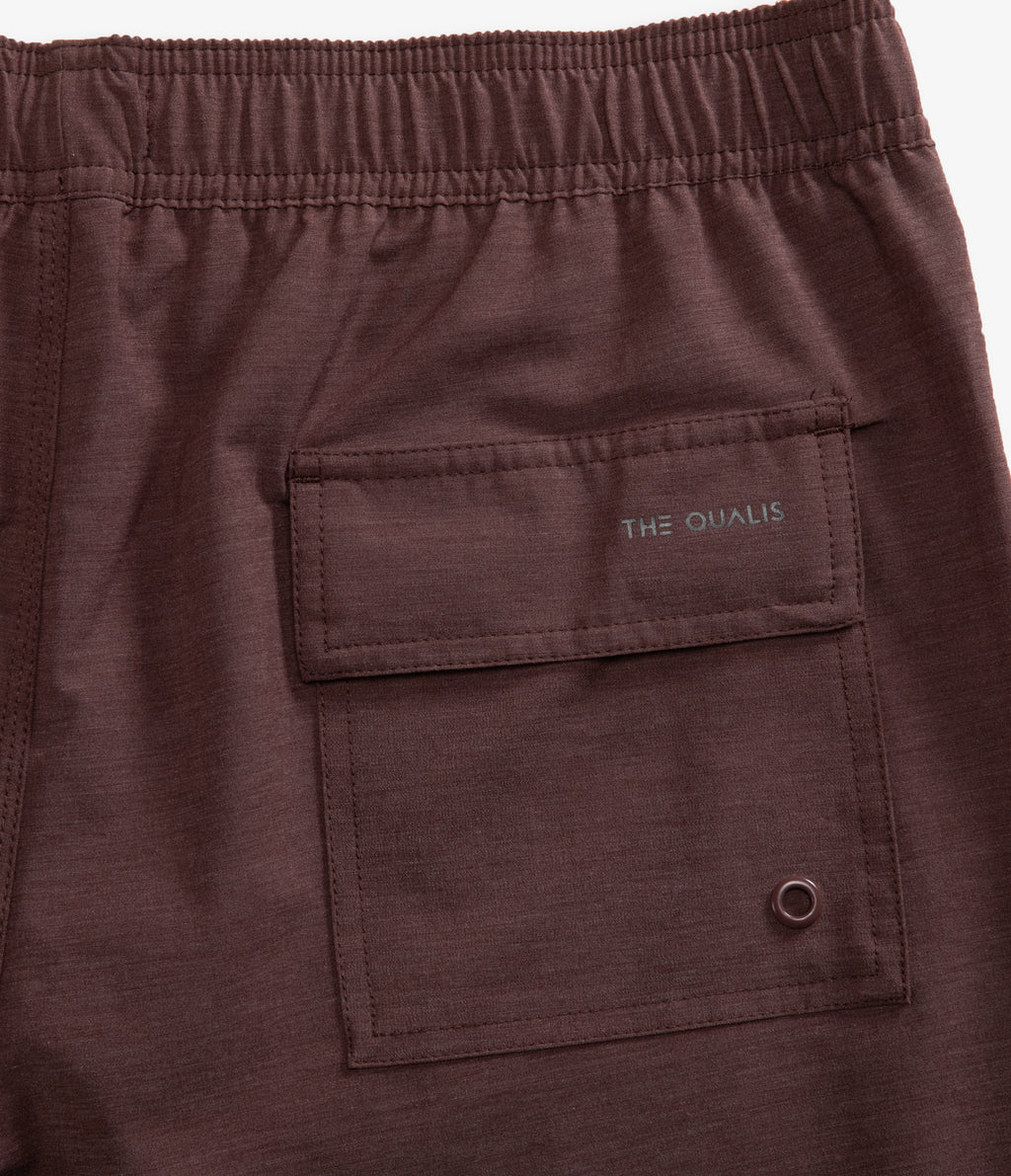 Traje de Baño Hombre Vintage Burdeo