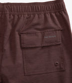 Traje de Baño Hombre Vintage Burdeo